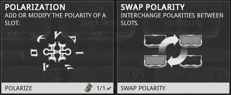 warframe universal polarity|Polarization .